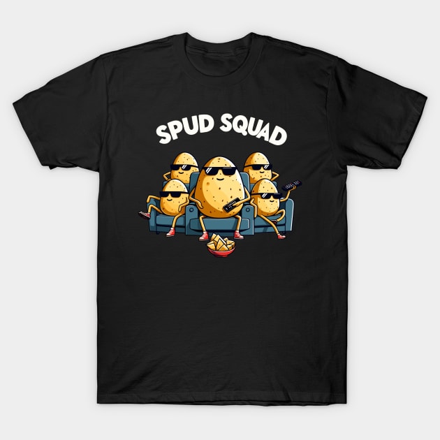 Spud Squad | Cute and cool potato friend squad | funny potato spuds T-Shirt by Nora Liak